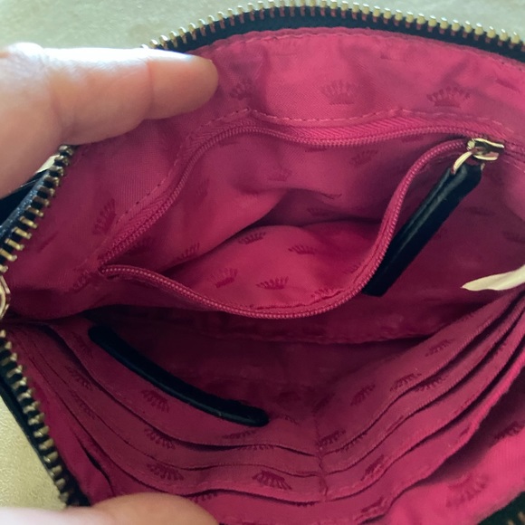 Juicy Couture Black faux Leather Wristlet - Picture 8 of 9